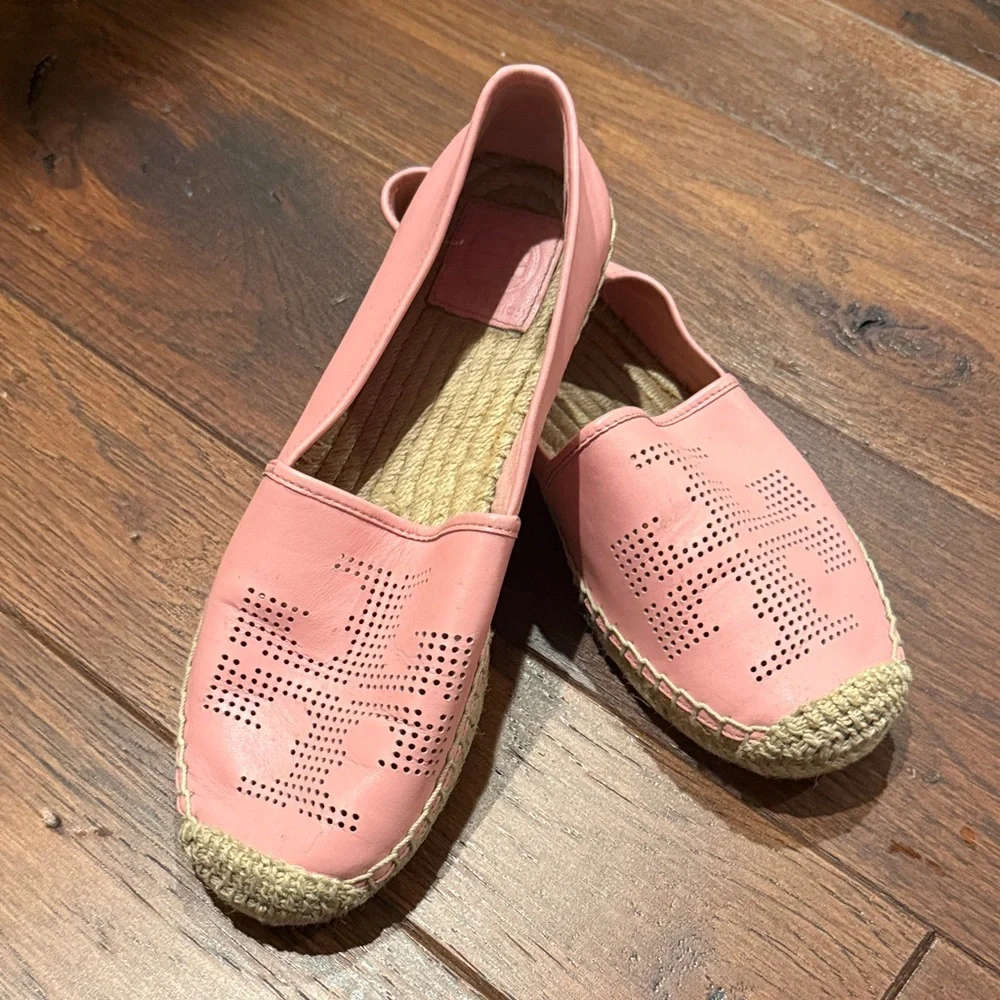 Tory Burch Blush Espadrille Slip-Ons - Picture 1 of 3